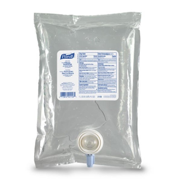 Gojo GOJO 2156-08 CPC 1000 ml Purell Instant Hand Sanitizer; Case of 8 2156-08  CPC